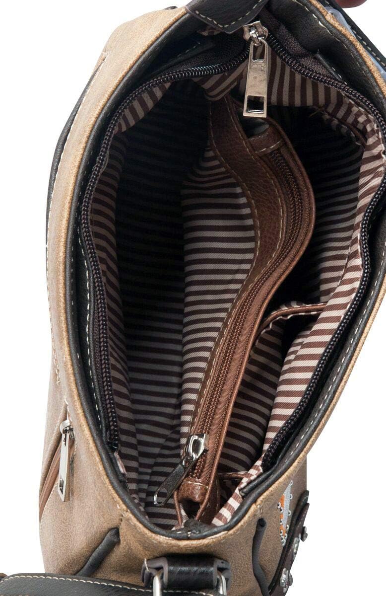 HW Collection Dog Paw Print Handbag Small Crossbody Bag Shoulder Purse Women Western Style