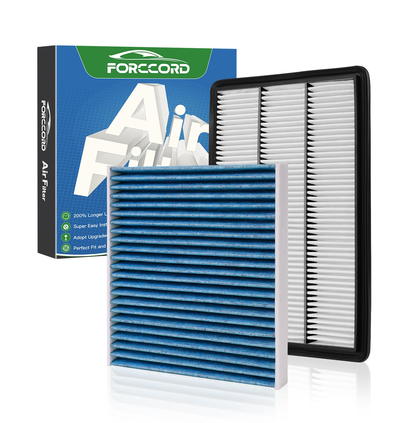 Cabin &amp; Engine Air Filter Kit for INFINITI QX50 2.0L 2019-2025