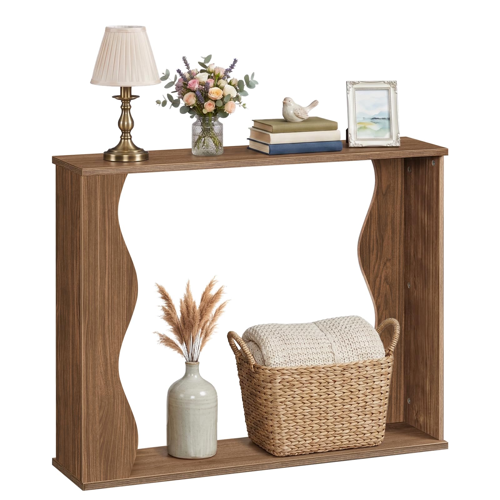 HOOBRO Meuble Console, Table d’Entrée Étroite, Table d’Appoint
