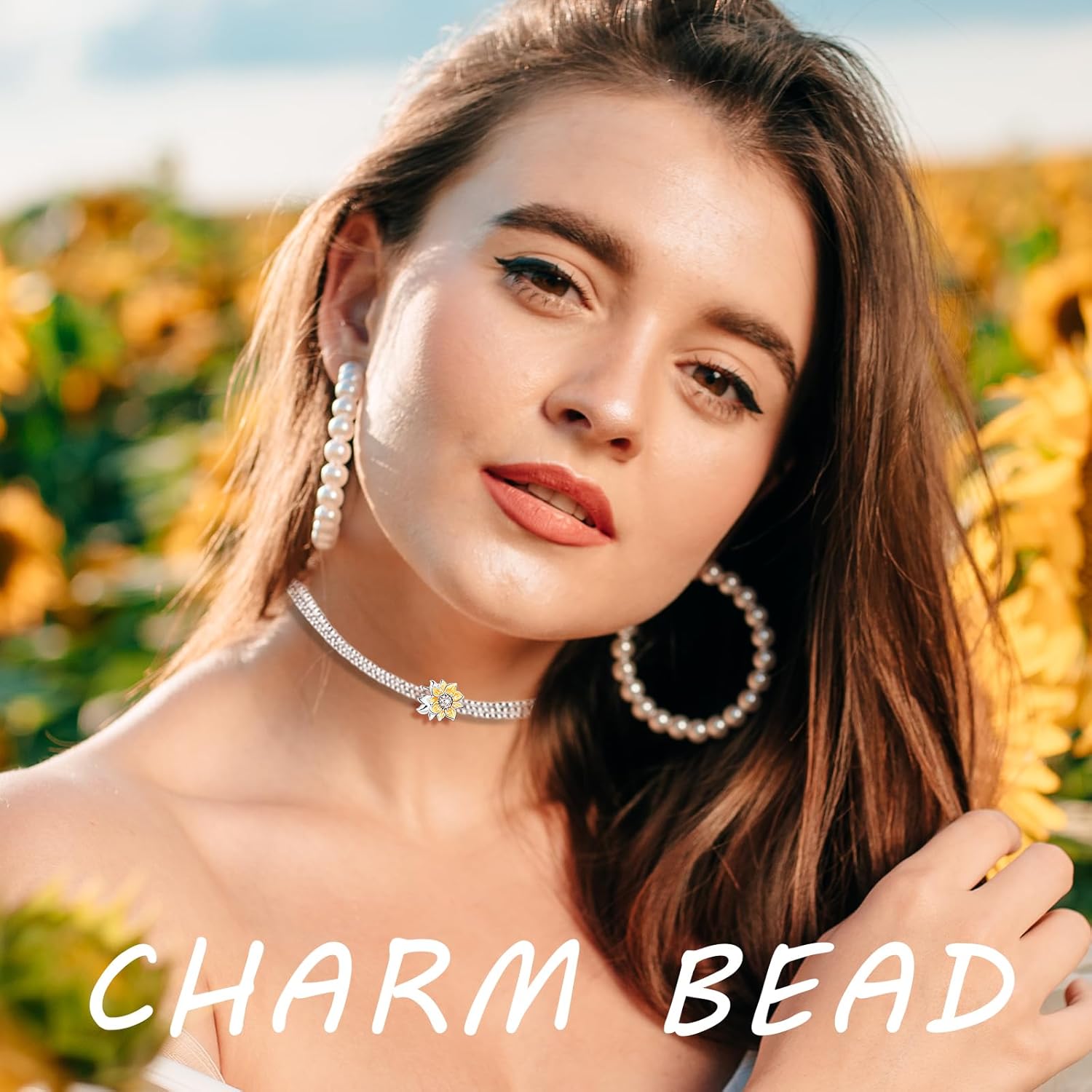 925 Sterling Silver Charms Beads for Bracelets Necklaces, 4 Four Clover Leaf Sunflower Ladybird Honeycomb Infinite Heart Pendant, Green Flower Lucky Jewelry Birthday Gifts for Women Men - Image 2