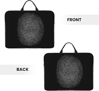 360 Protective Laptop Case 14 inch, Fingerprint Laptop Sleeve with Handle Shockproof Computer Bag Waterproof Traveling Computer Cover Notebook Case Briefcase Gifts for Men Women