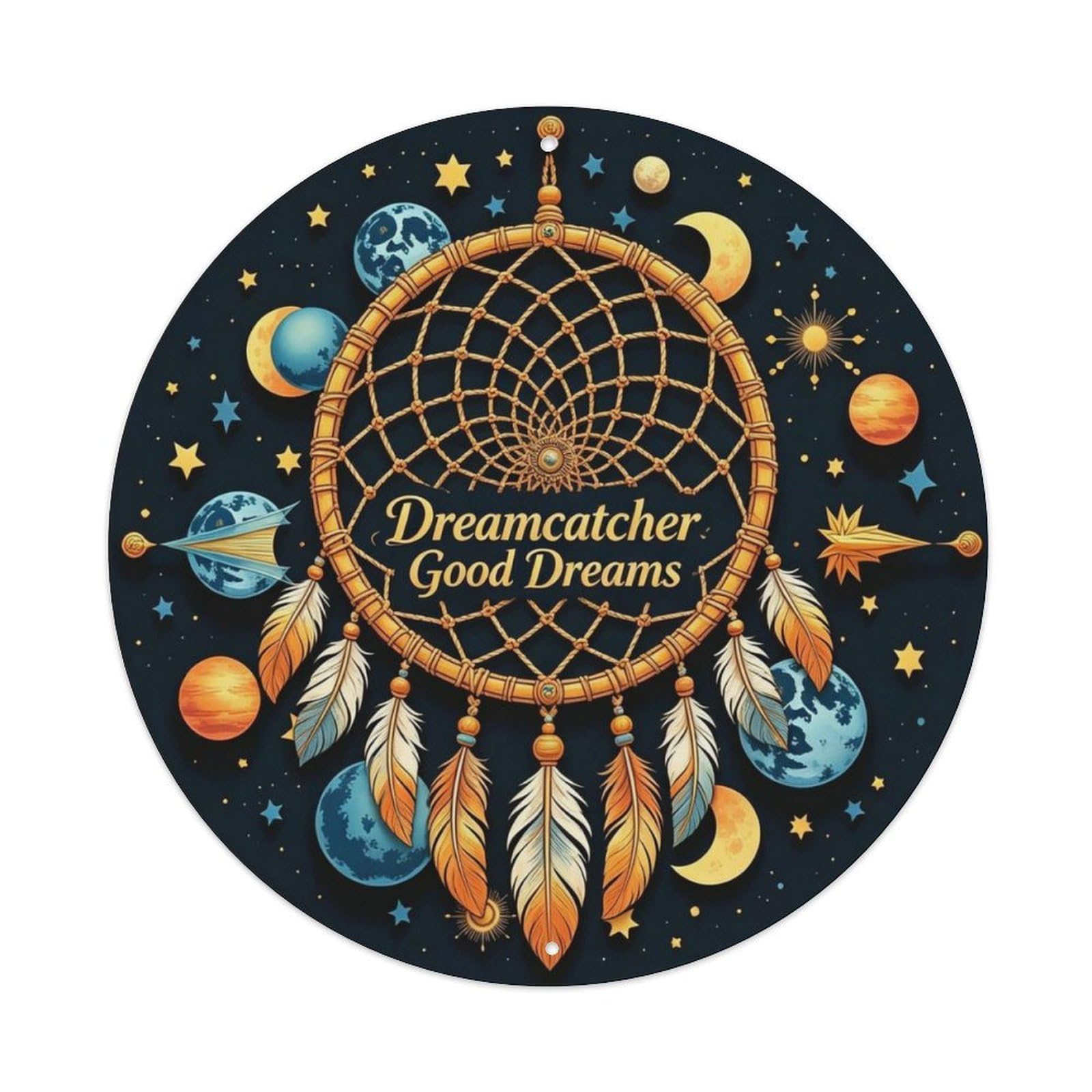 Dreamcatcher Good Dreams Metal Tin Sign Plaque