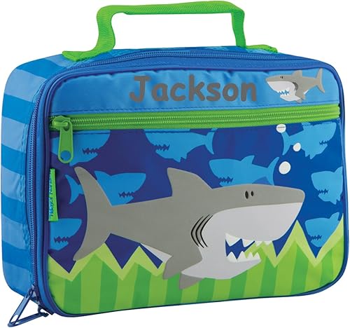 Miniatura 6 de Stephen Joseph Lonchera personalizada con temática de tiburón con nombre