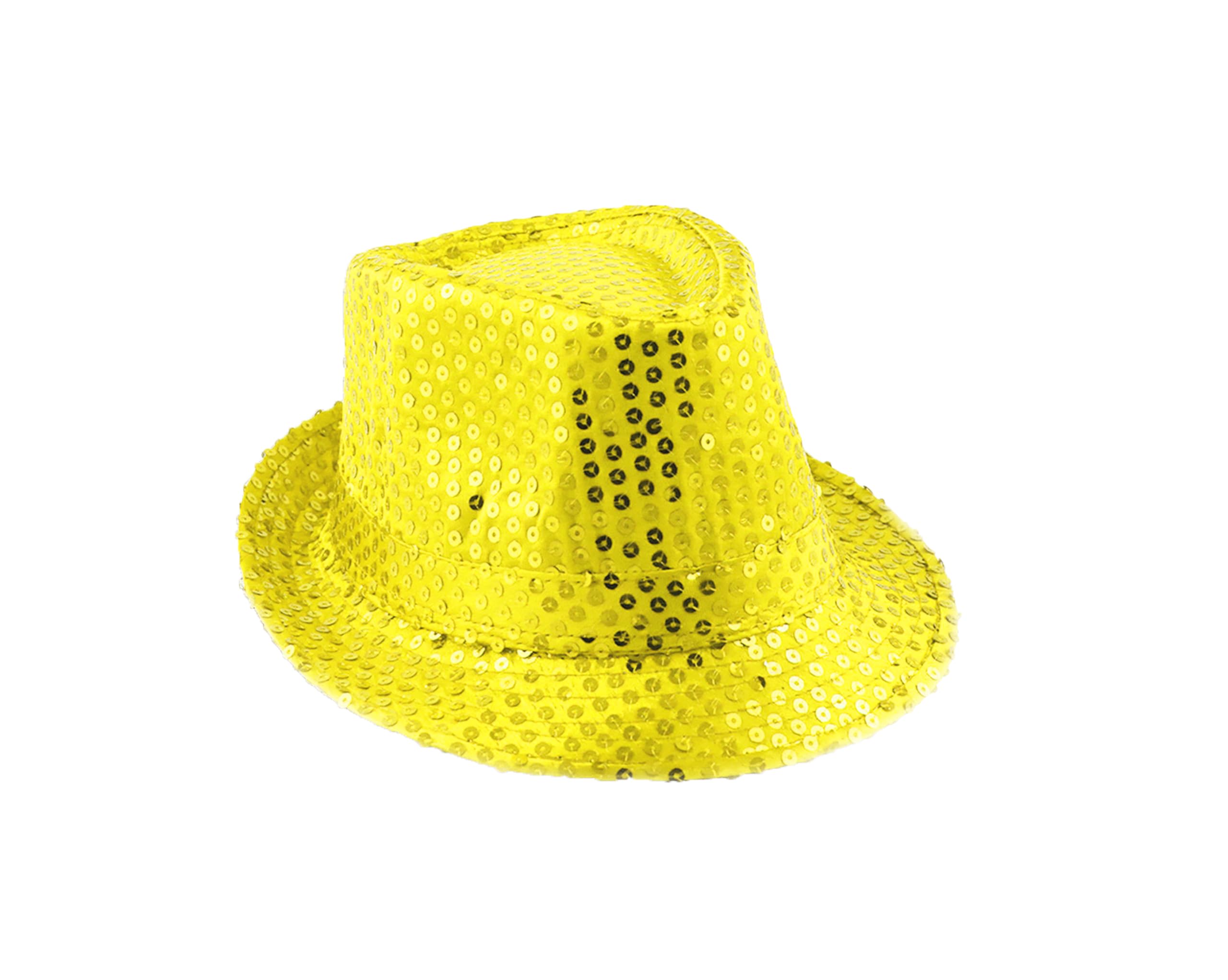 TMK Elegante sombrero con lentejuelas brillantes multicolor y multipack cód. 71300