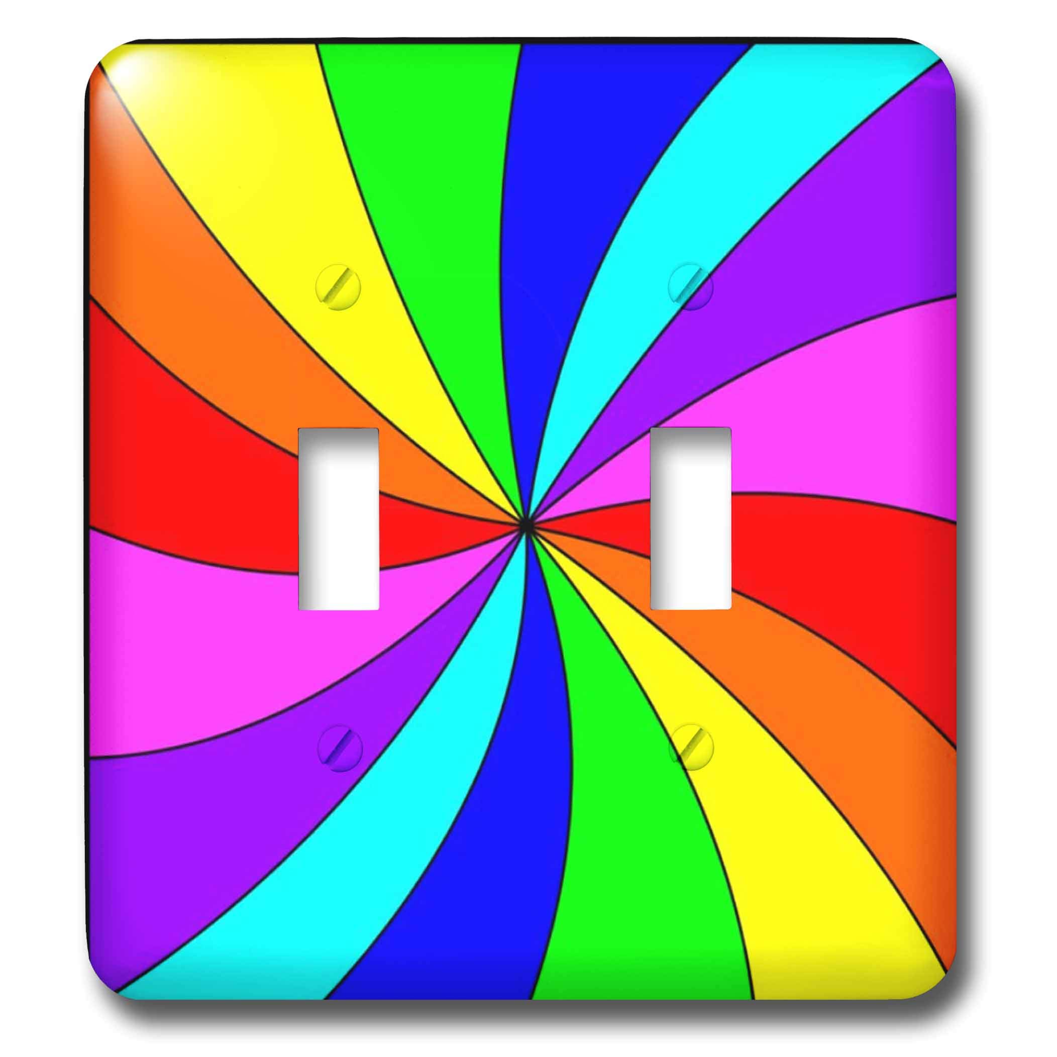 Interrupteur à baïonnette groovy rainbow pour illuminer votre salon avec 3dRose