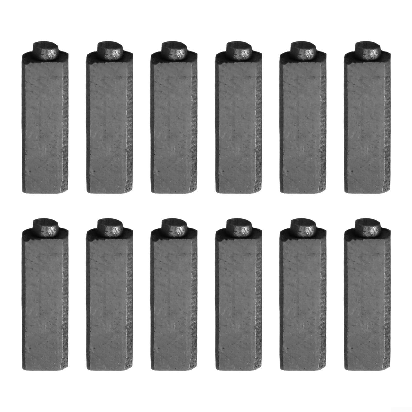 12pcs Spazzole di Carbonio per Asciugacapelli Elettrico Ancoraggio Motore 4x5 5x17mm Compatibile Set di Ricambio