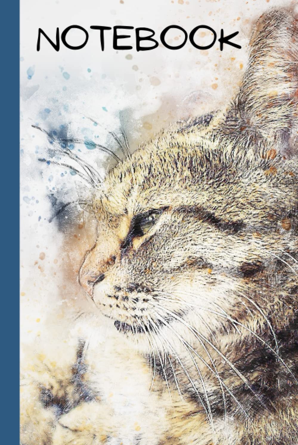 Notebook: A cat lovers lined notebook to use for list, notes, ideas, diary entries | Lined Jotter