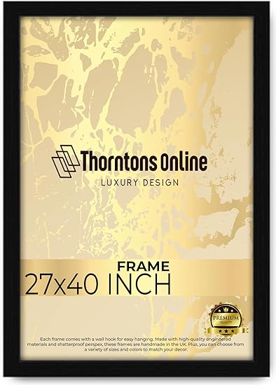 Large Poster Frame 27 X 40 Inch Large Picture Frames Shatter-Resistant - View #13