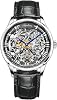 AGELOCER Mens Stainless Steel Skeleton Mechanical Automatic Luxury Leather Strap Watch