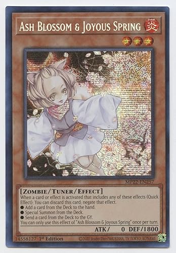 Ash Blossom & Joyous Spring - MP22-EN257 - Prismatic Secret Rare - 1 edición