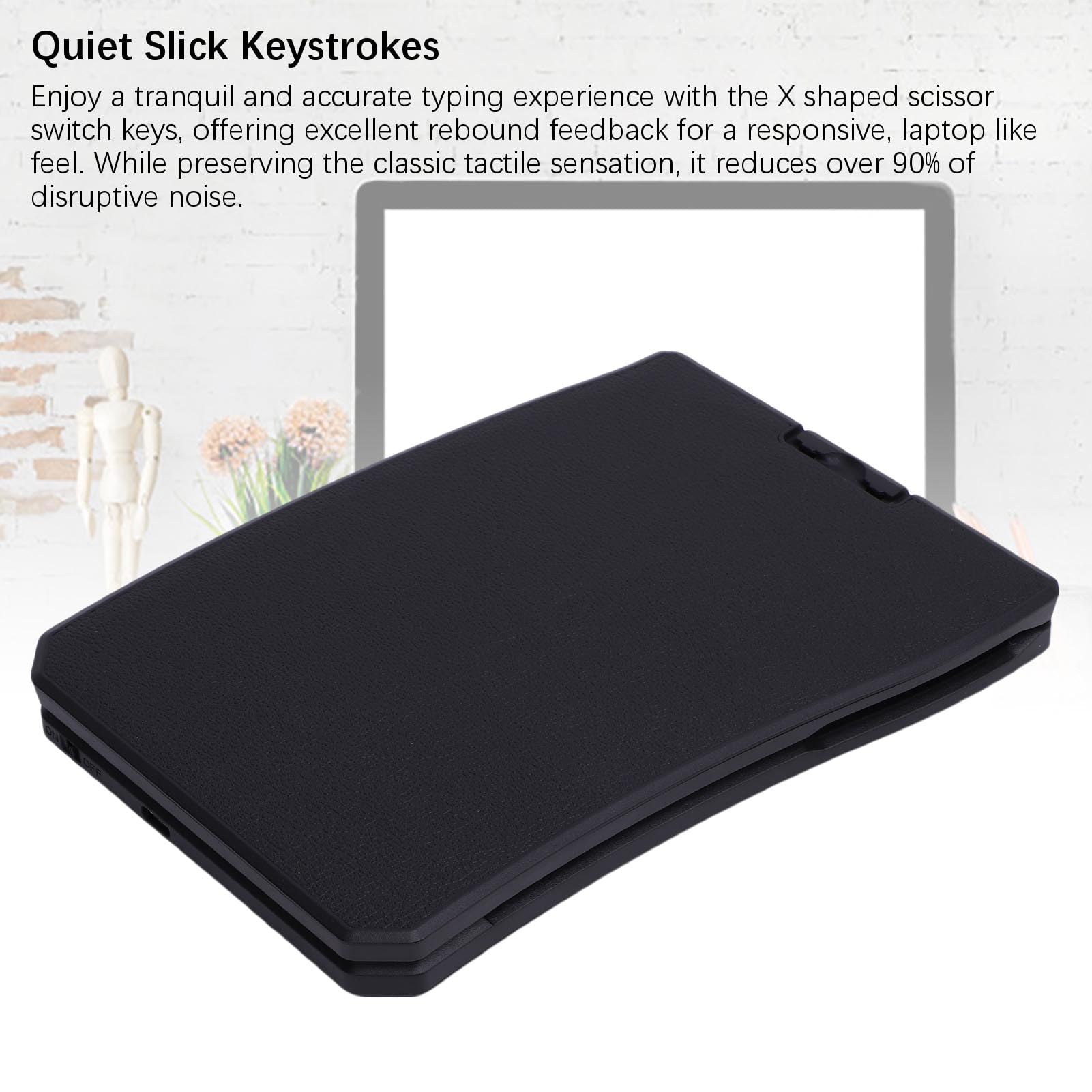 Tastiera Pieghevole Ergonomica, Divisa a V, Portatile, Ricaricabile, Wireless Bluetooth, con Angolo di 166 Gradi e Connessione a 3 dispositivi.