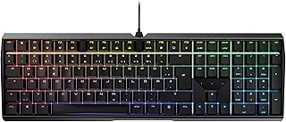 CHERRY MX BOARD 3.0 S, Mechanical Gaming Keyboard with RGB Illumination, German Layout (QWERTZ), Durable Aluminium Frame, MX BROWN Switches, Wired, Black