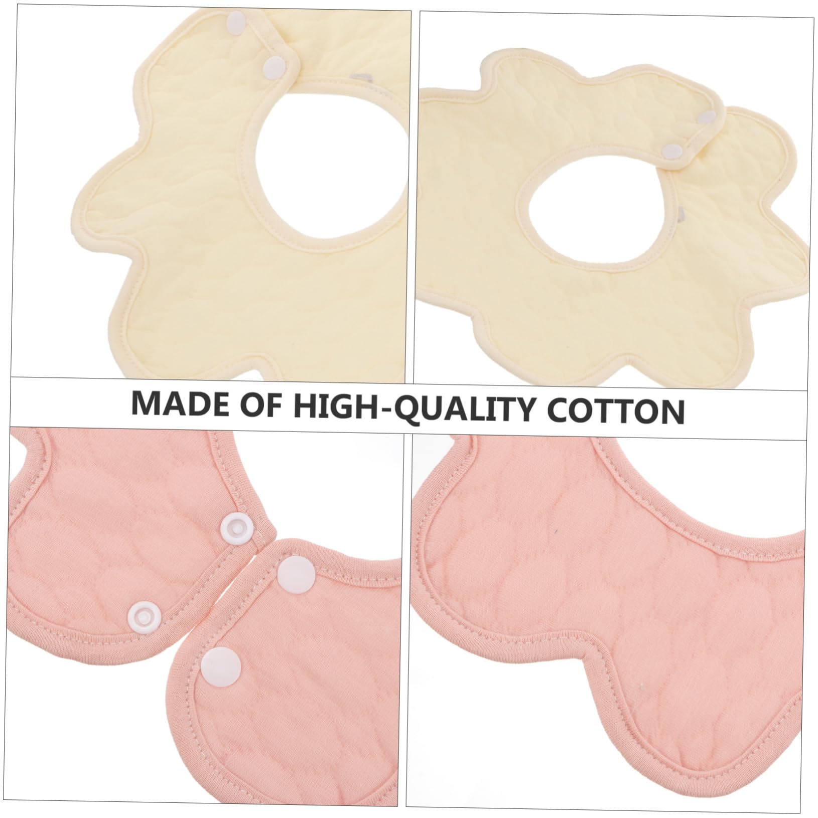 KOMBIUDA 9pezzi Bavaglini Bandana Per Cotone Da Rotazione Asciugamani Assorbenti Per Saliva Colori Misti Facili Da Indossare e Lavabili