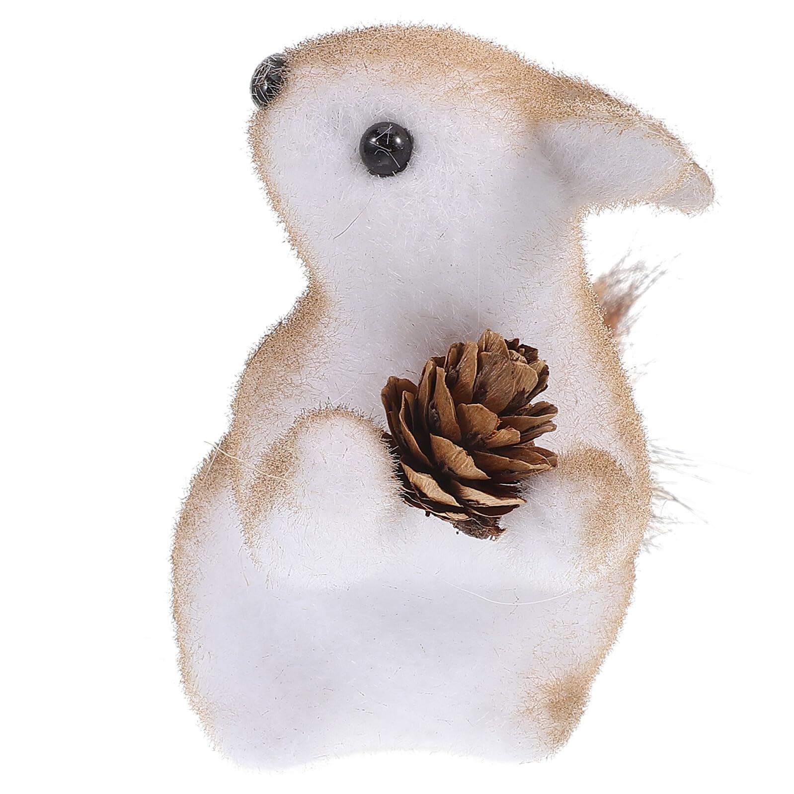 Ornement Écureuil Suspendu Réaliste pour Décoration Extérieure et Intérieure Figurine Charmante et Détaillée pour Jardin Maison et Fêtes
