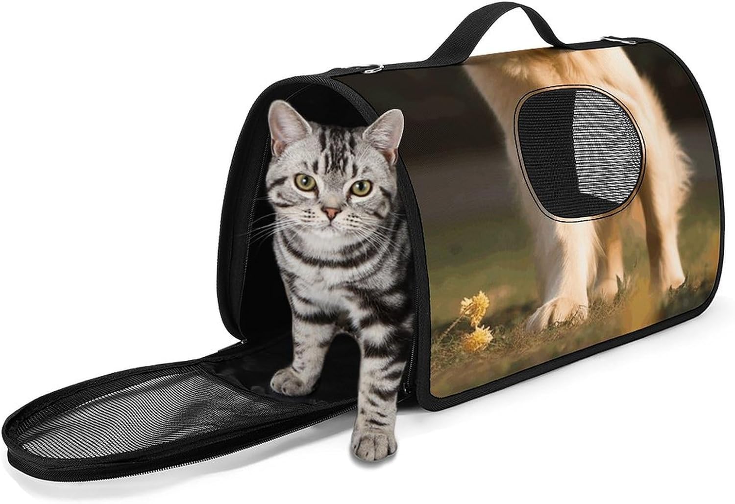 Pet Handbags, Golden Retriever Dog Printed Pet Handbags,folding Pet Bags,new Pet Handbags,universal Pet Handbags, 45X26X23.5cm