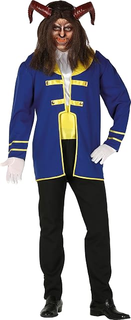 FIESTAS GUIRCA - Disfraz de Príncipe Monstruoso Encantado (48-50/M) - Camiseta, Chaqueta, Faja y Pantalón