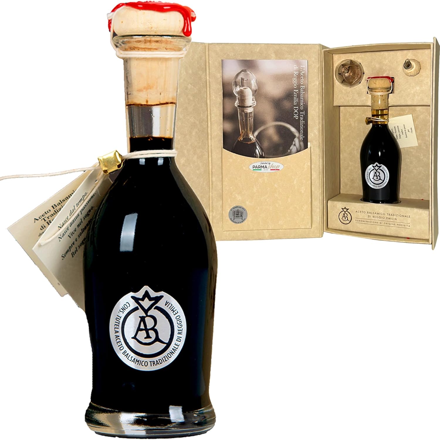 Traditional Balsamic Vinegar of Reggio Emilia - Argento (Silver Label) - More Than 20 Years - Selected by PARMAshop