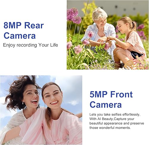 Miniatura 6 de Blackview Wave 6C teléfonos Android desbloqueados, teléfonos inteligentes Android 13, 6.52 pulgadas HD+, 5100mAh 10W rápido, Octa-Core 4GB+32GBSD