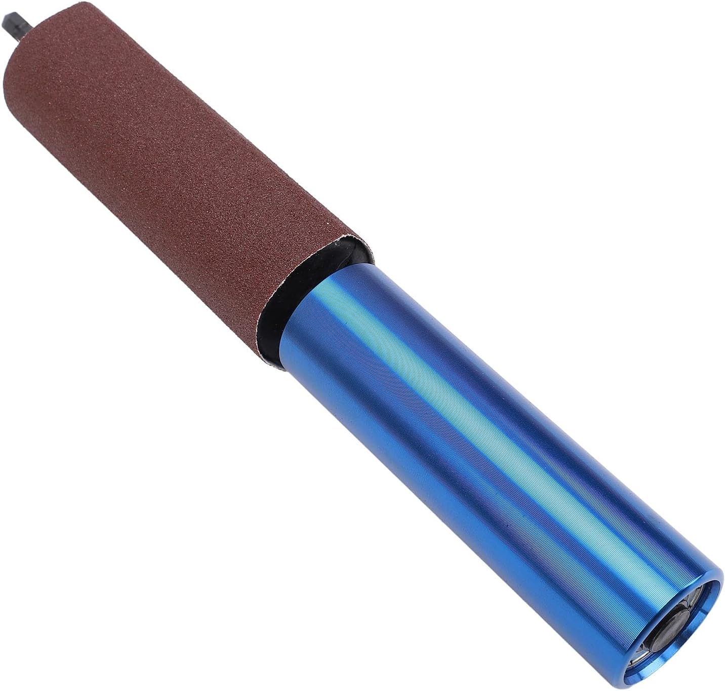 Handheld Sanding Drum, Portable Spindle Sander Hand Held Drum Sander with 10Pcs Sandpaper, Power Drills Attachment for Woodworking Grinding Polishing