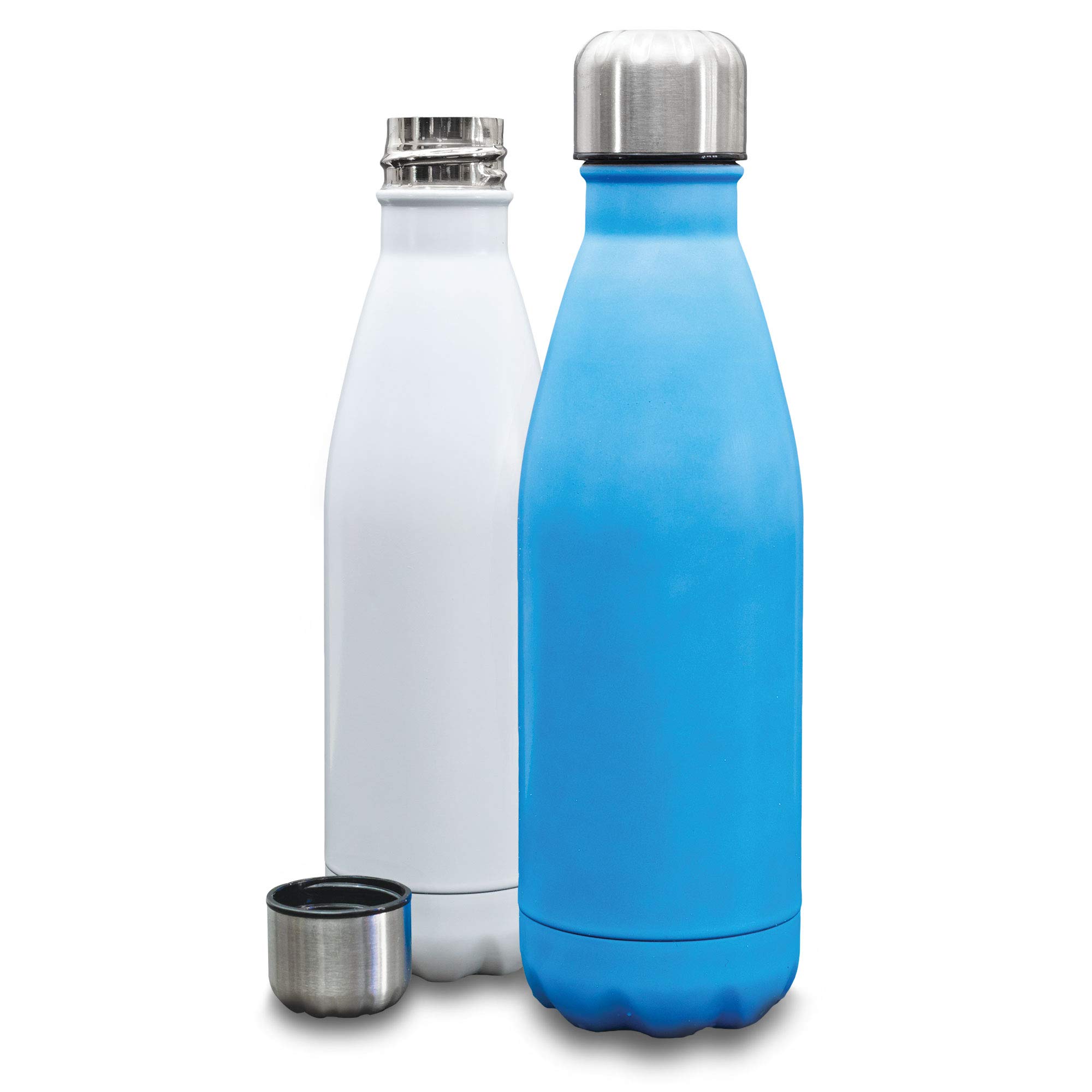 Mitti Ki Lot De 2 Bouteilles D'eau En Terre Cuite Peintes à La Main 1 L