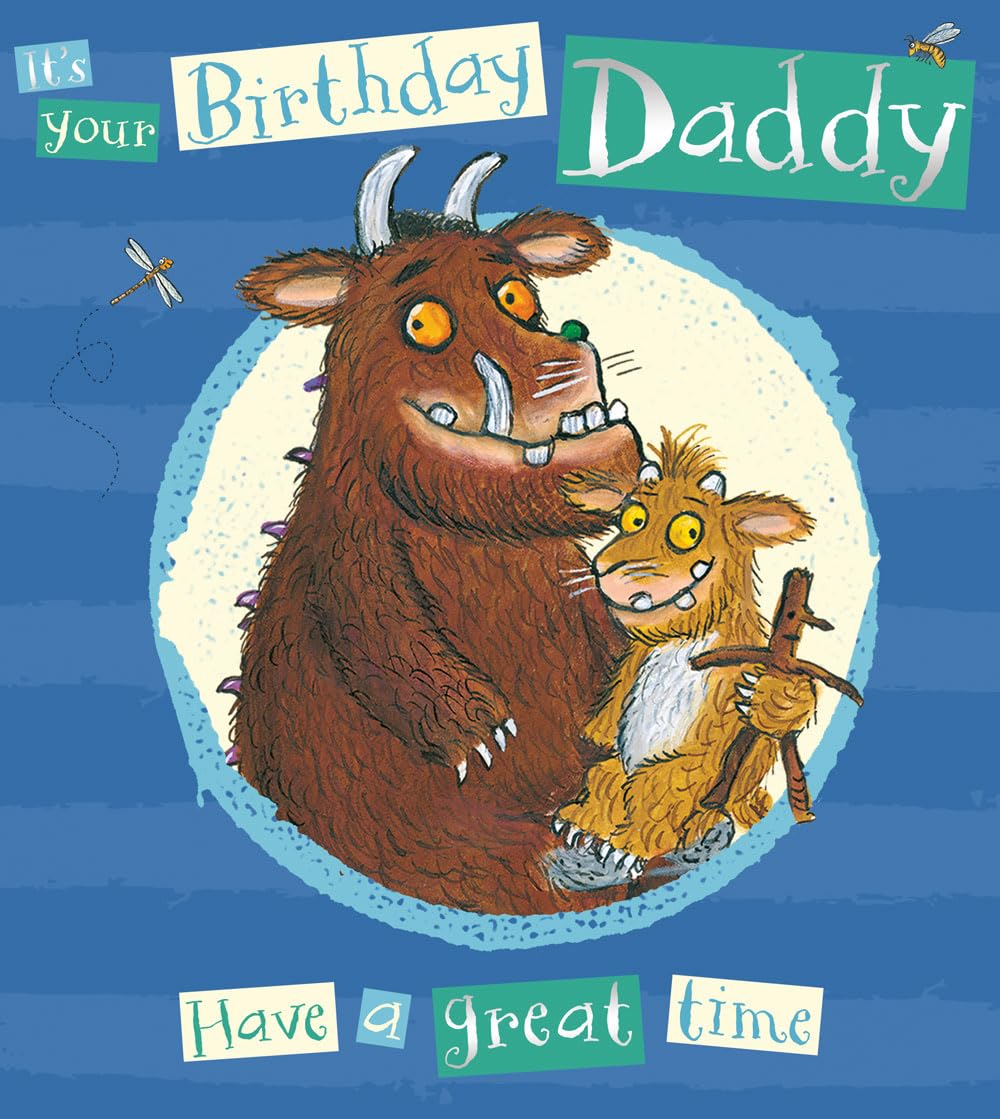 THE GRUFFALO DADDY BIRTHDAY CARD