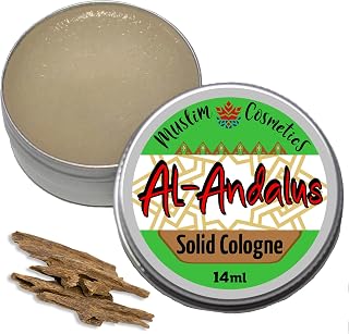 Agarwood oil SOLID Cologne | Andalusian Oud | Incense | Halal | Vegan || Made in Canada - Muslim Cosmetics - Al-Andalus 0.5oz / 14ml