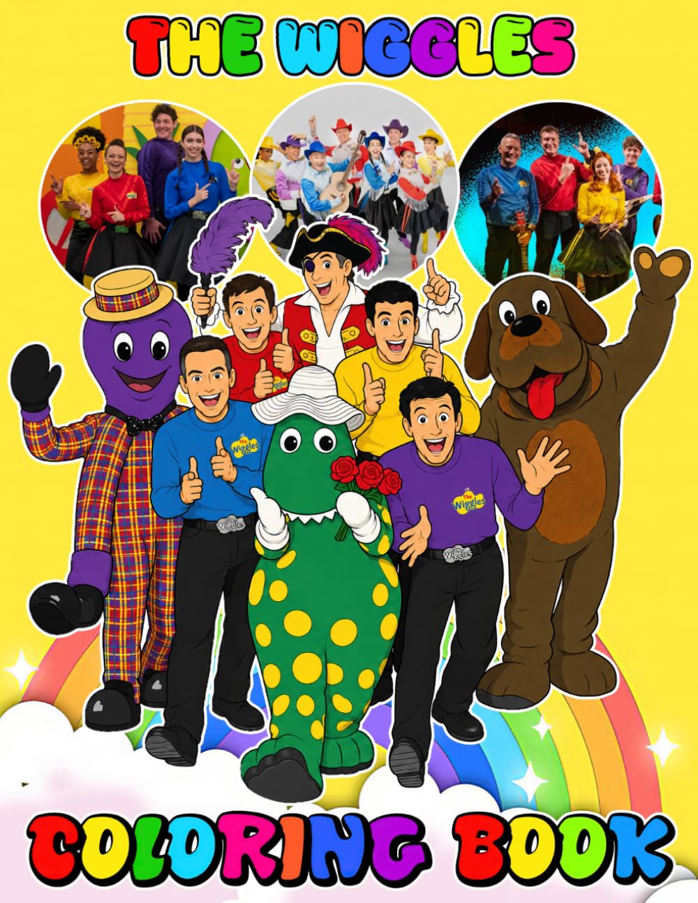 Wig-gles's Coloring Book For Fan Teen Men Women Kid: A Jumbo Coloring for Kids Ages 4-7,8-12, Girls, and Adults | With +50 High Quality Coloring Pages for Stress Relief and Relaxation