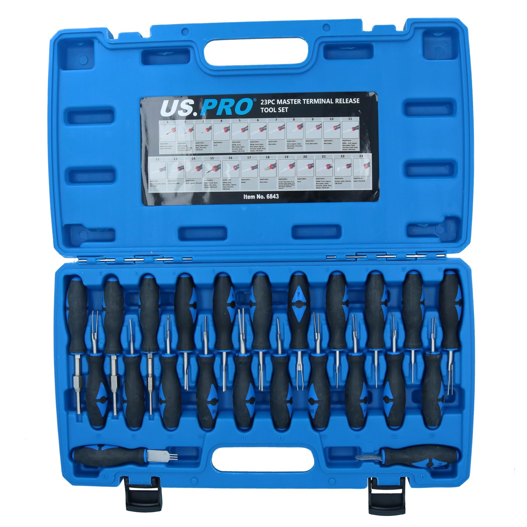 AB Tools-US Pro Uniwersalny zestaw narzędzi do usuwania odłączania, 23 szt
