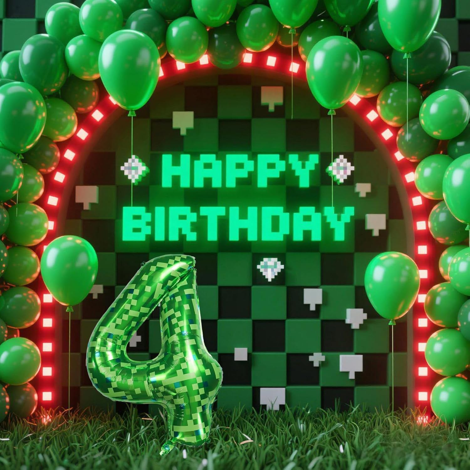 Red 0 balloon 40 Inch Giant Helium Foil Number 0 to 9 Red Balloon Birthday Wedding Party Digital Decorations (Number 0) — view 234
