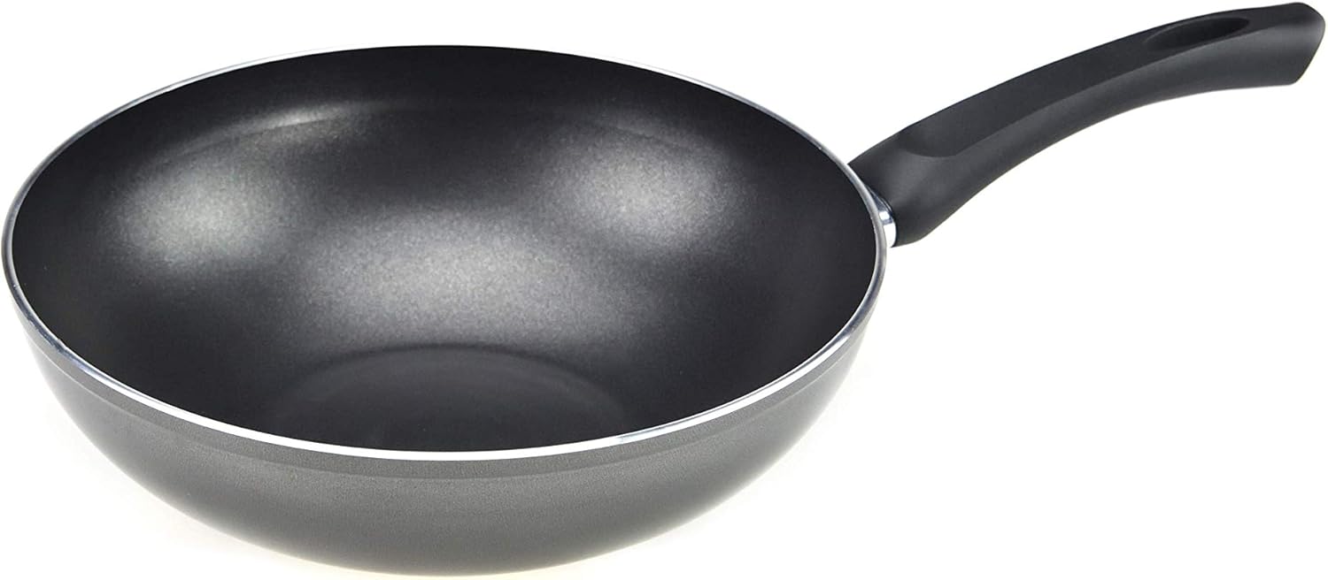 Ravelli Italia Linea 85 Non Stick Induction Wok Stir Fry Pan, 11 Inch Thumbnail