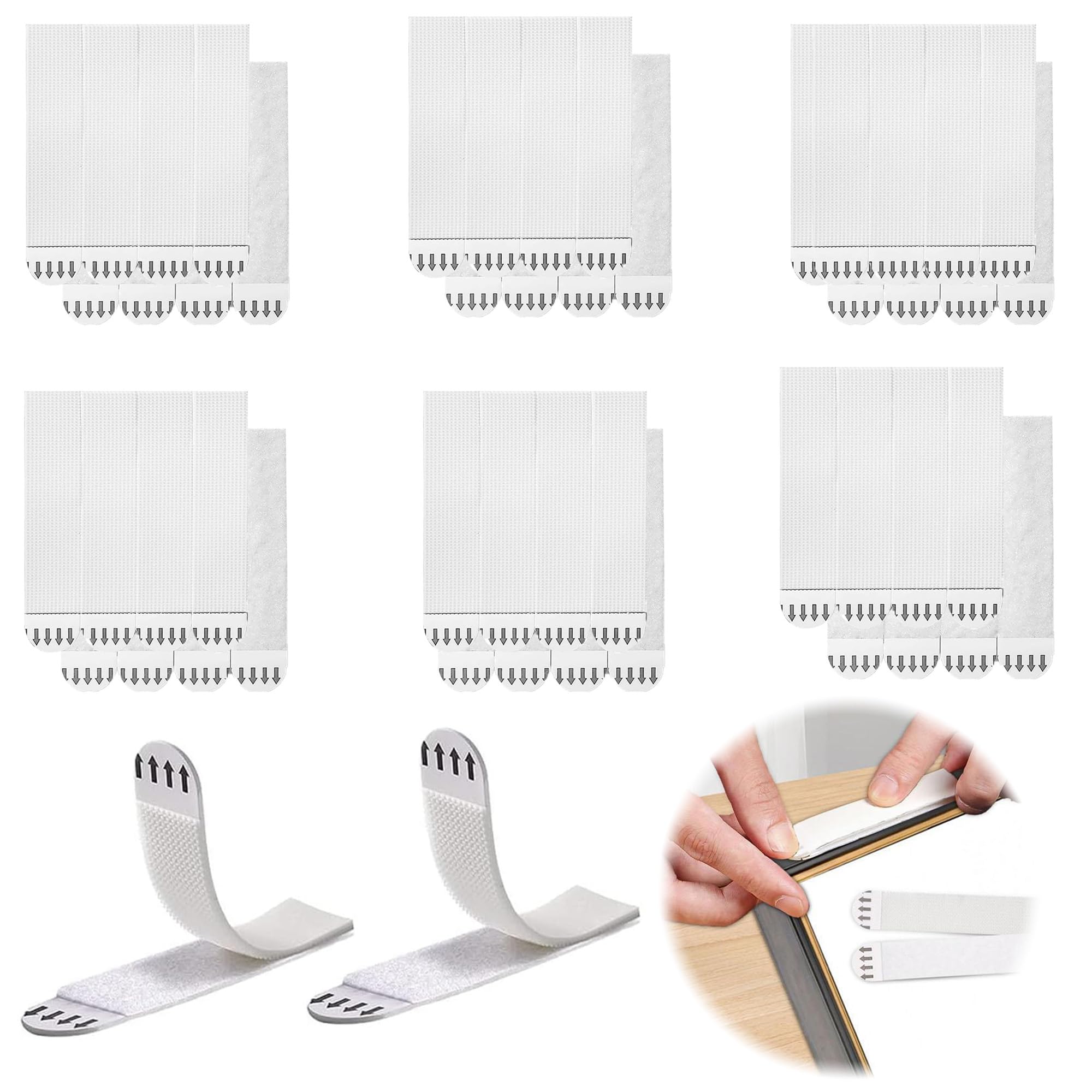 36 works(72 Strips) Heavy Duty Picture Hanging Strips, Picture Hanging Strip Command Strips Heavy Duty