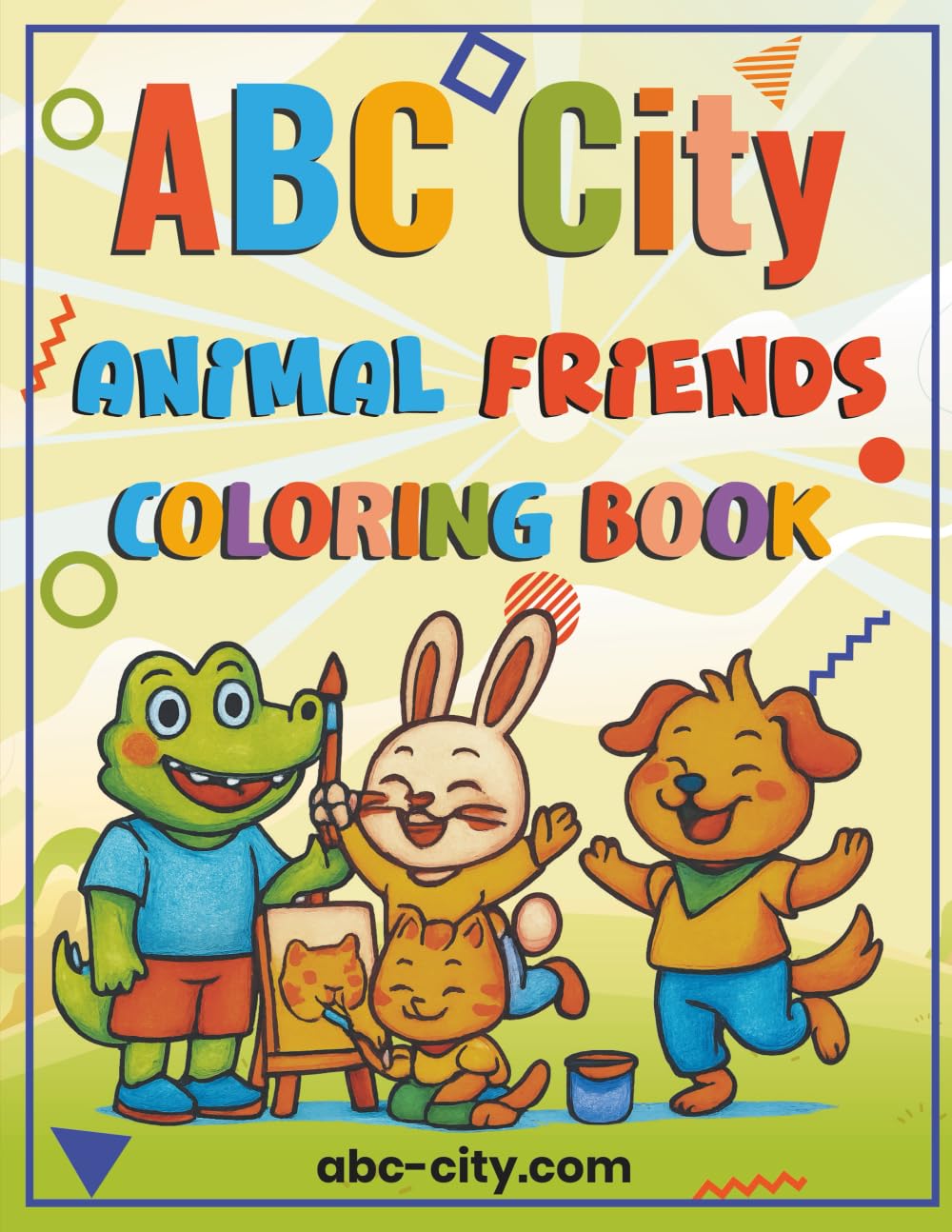 ABC City Animal Friends: Coloring Book