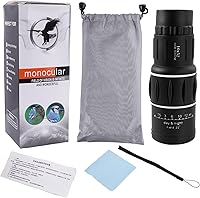 Vista 3 de Monoculares telescopio 10x50 impermeables, monocular para adultos de senderismo y camping