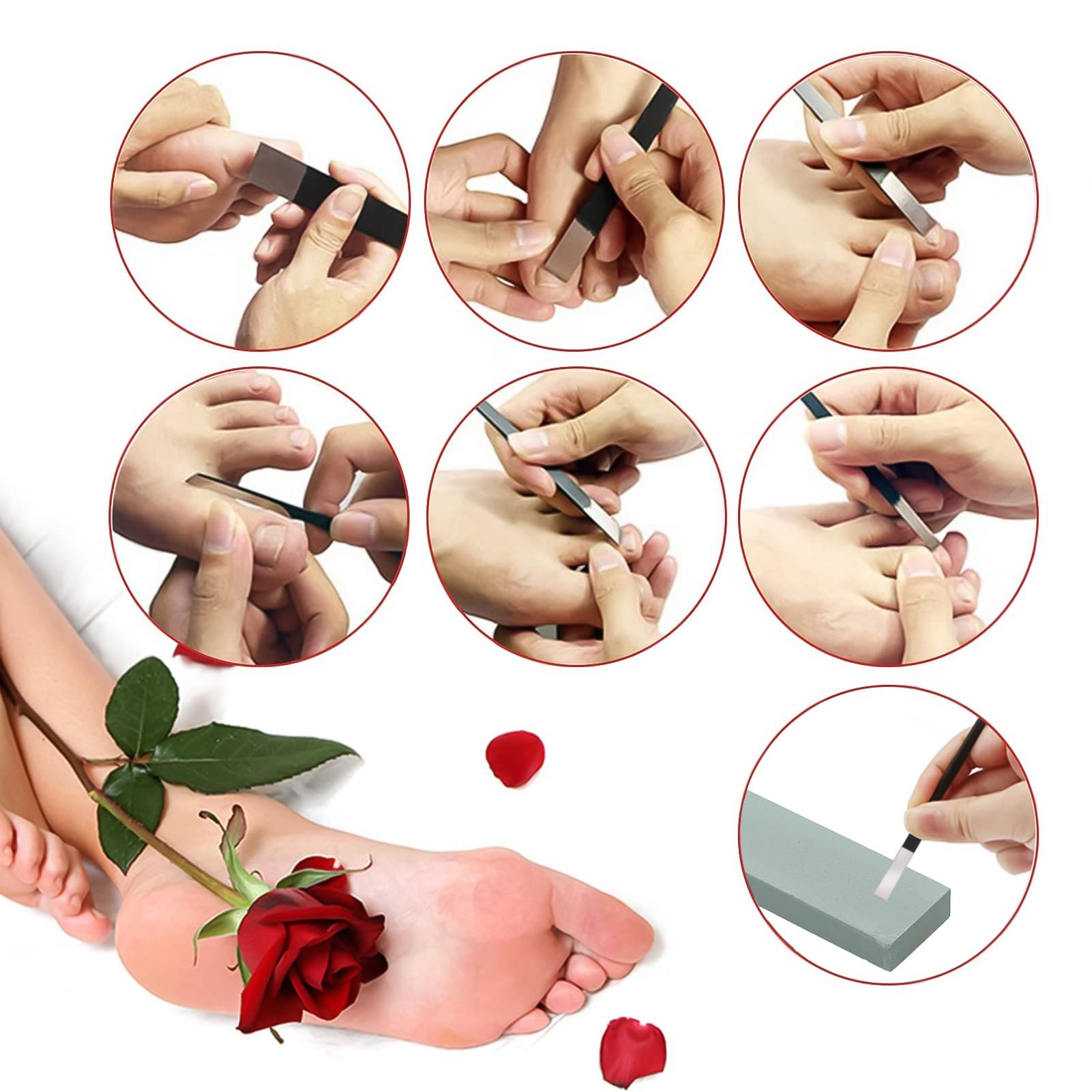 Kits de cuchillos de pedicura profesionales Para Callos de pies, Bisturi de Podologo Cortacallos, Acero Inoxidable.
