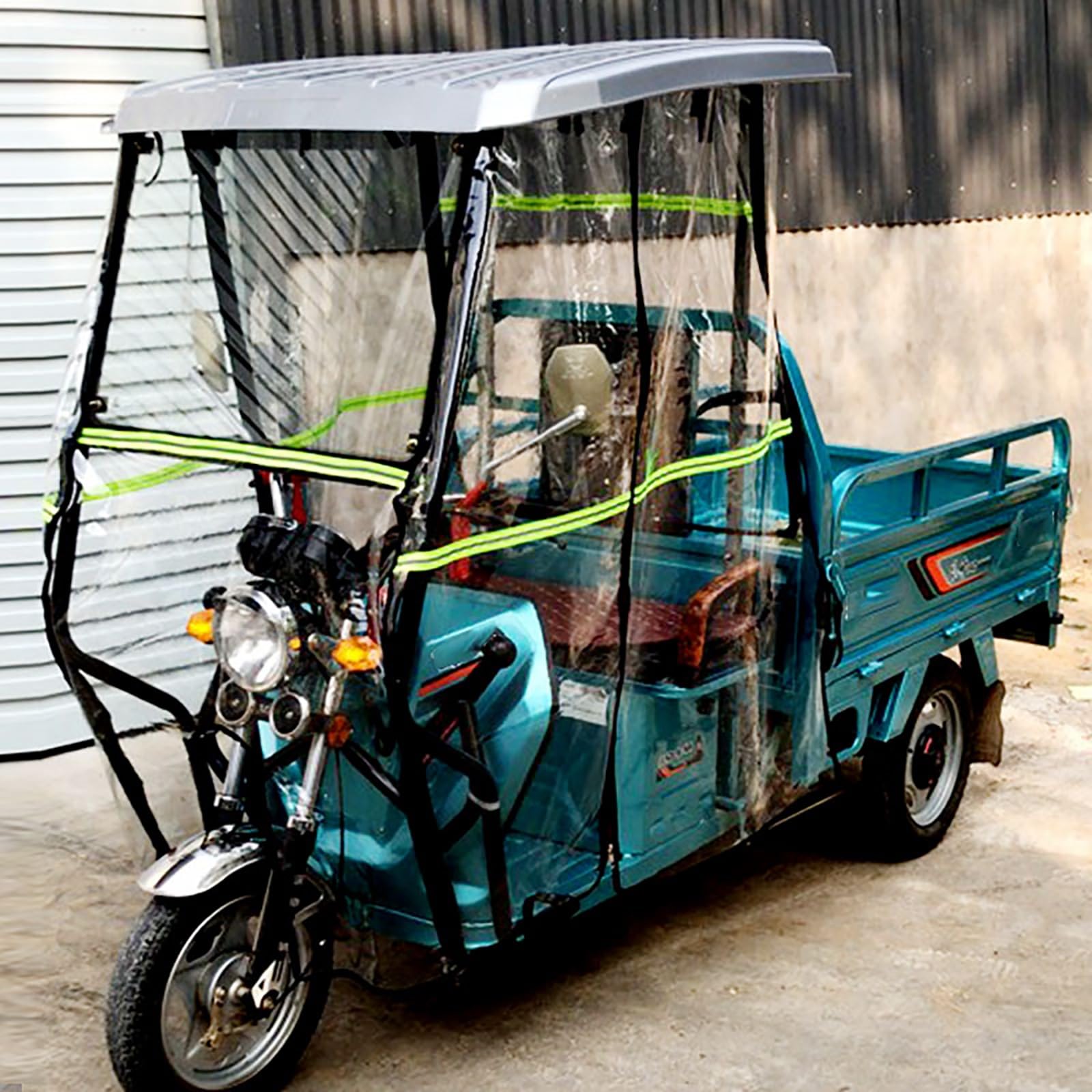 Housse pour tricycle électrique cadre protection extérieure gris 100cm