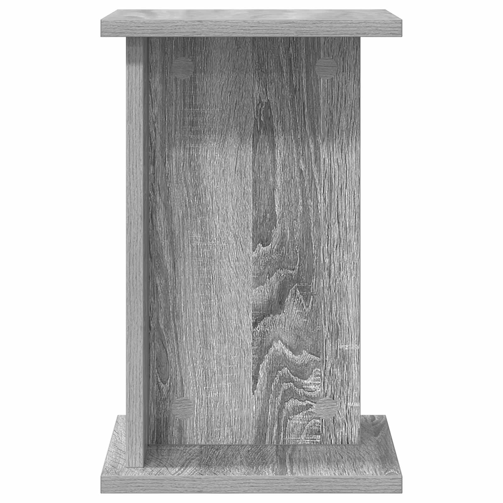 Supporto per piante, 2 pezzi, grigio sonoma, 25 x 25,5 x 40,5 cm