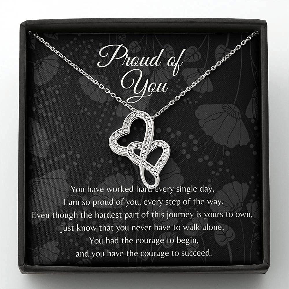 Double Hearts,Sobriety gifts for women,Sober Mom,Gift from