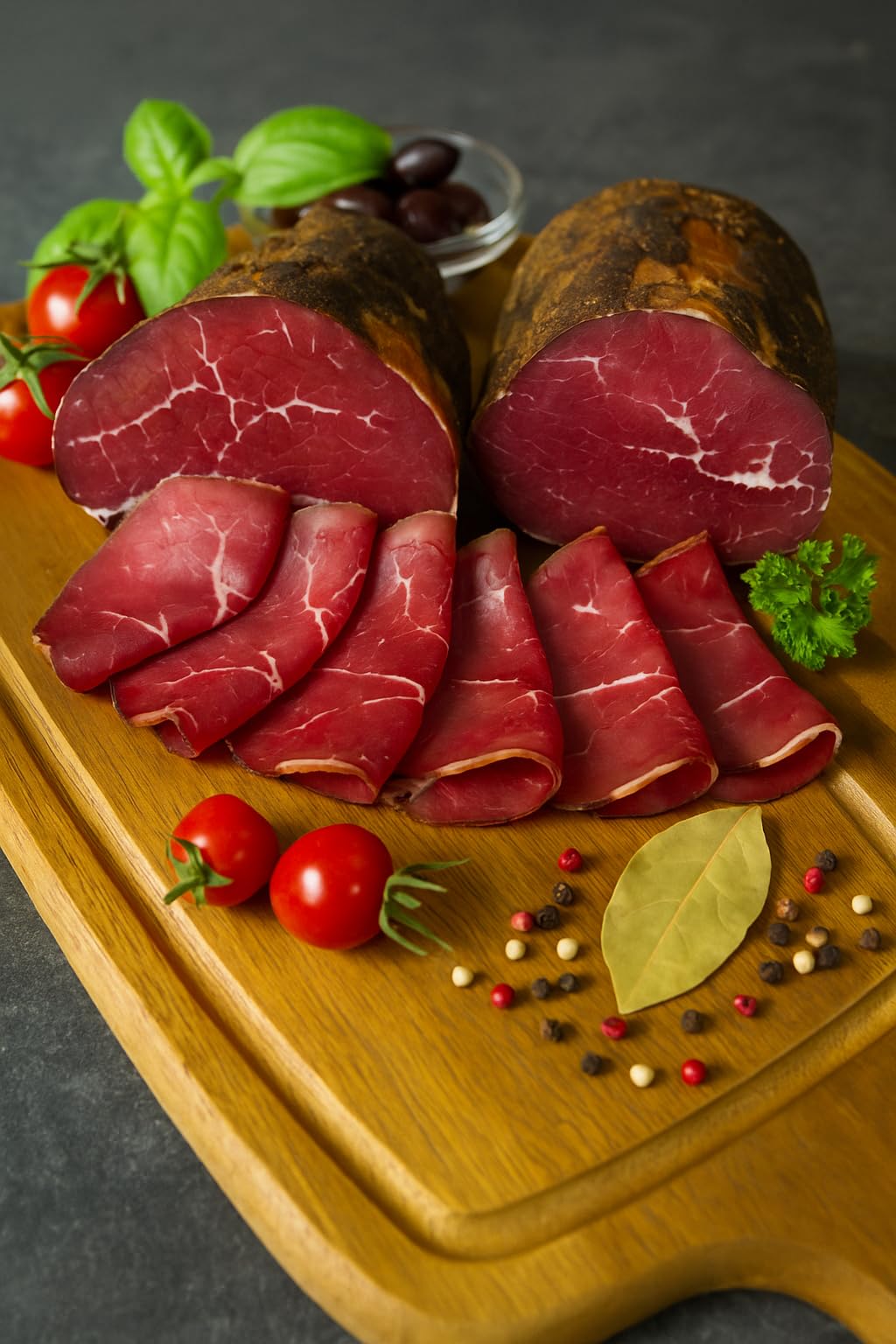 Edelfleisch 1 Kg Rinderschinken von der Rolle sehr mager