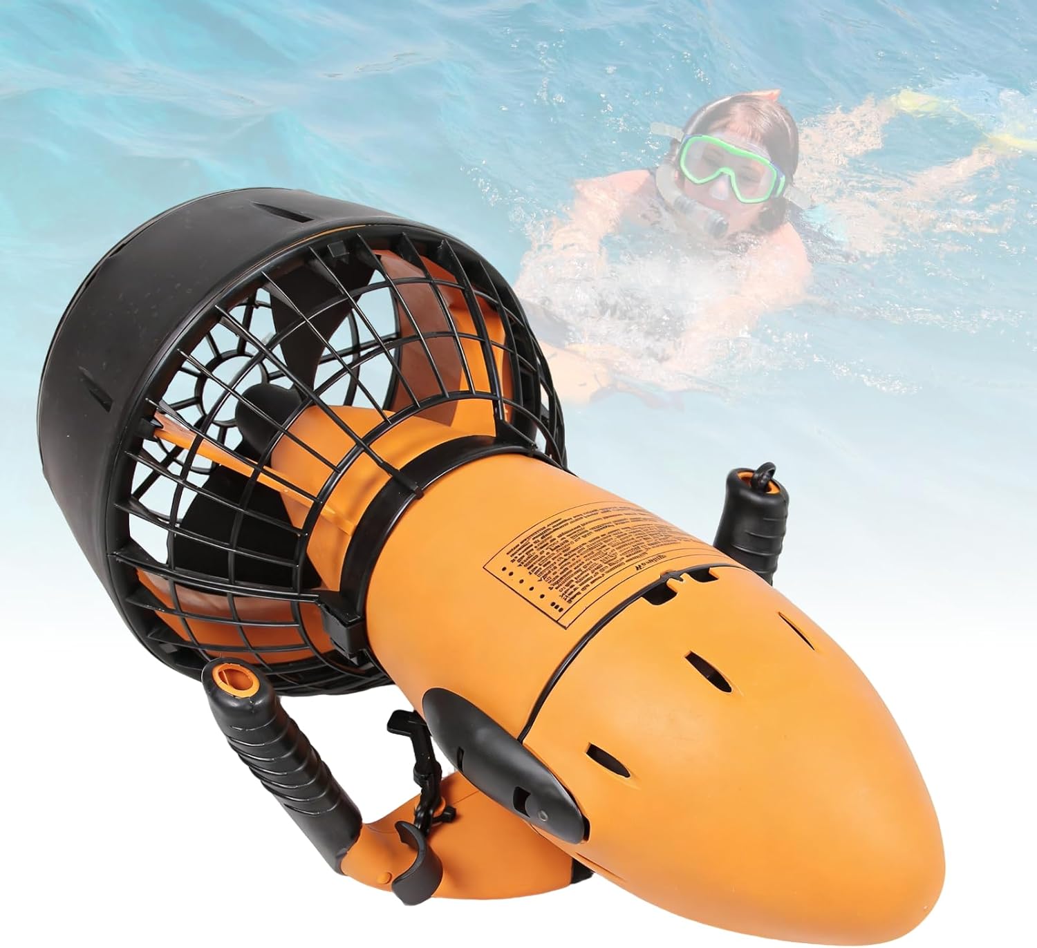Underwater Thruster | Lightweight | Long Endurance | Powerful Propeller with Protective net | Suitable for Diving Enthusiasts Lead-acidbatteries