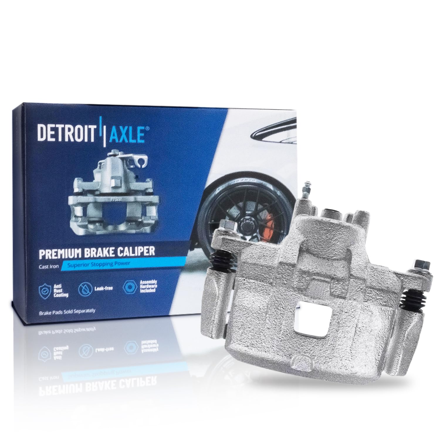 Detroit Axle - Front Right Brake Caliper for 2008-2017 Mitsubishi Lancer