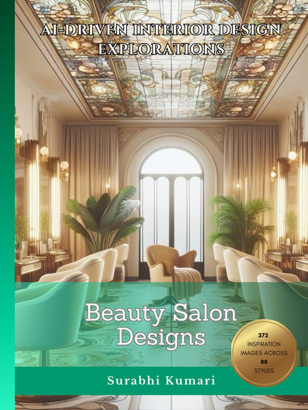Beauty salon design concept moderne : aménagement intérieur et décoration IA