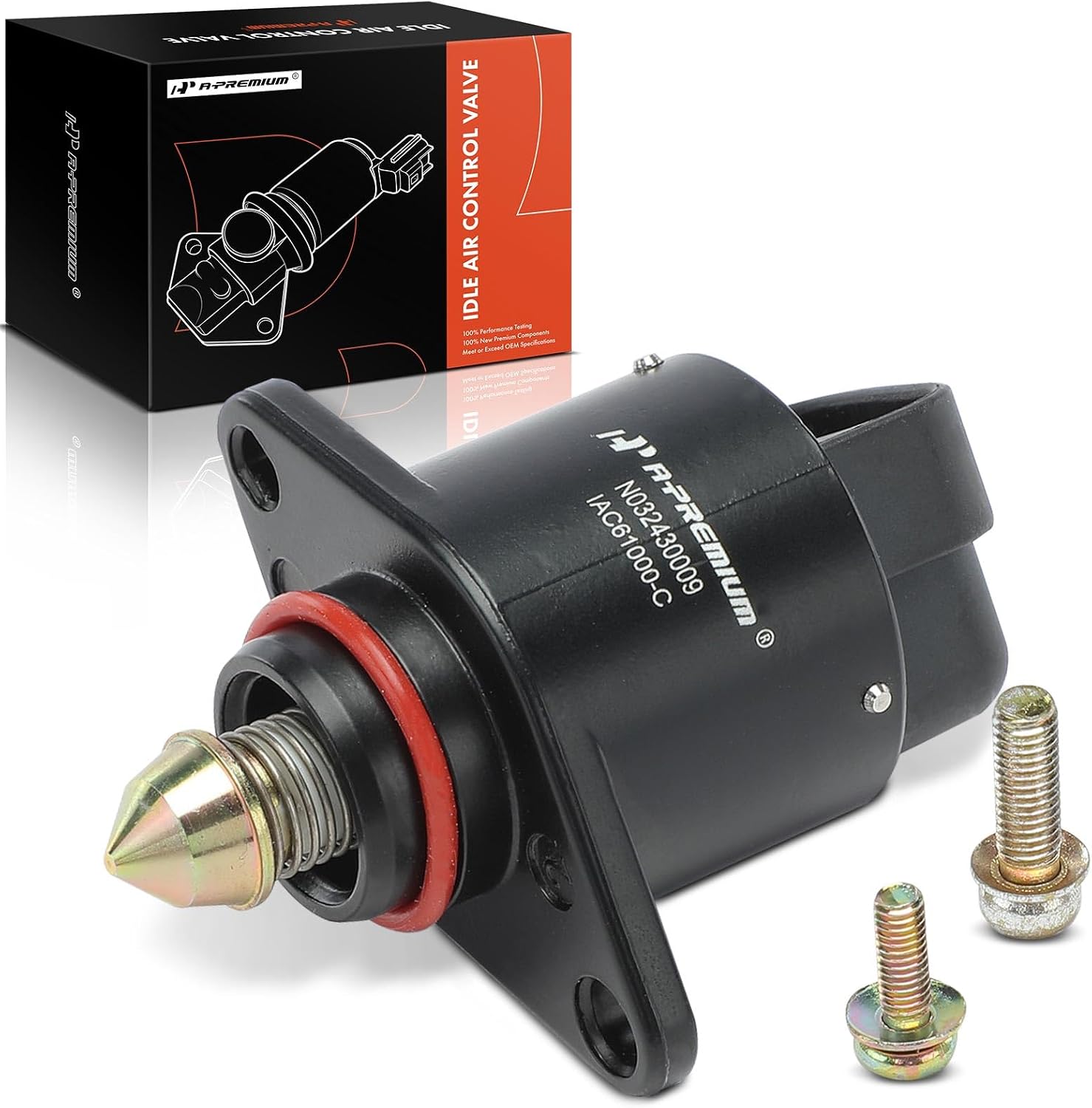 A-Premium Fuel Injection Idle Air Control Valve Compatible with Saturn SC 1991-1992, SC1 1993-2002, SC2 1993-2002, SL 1991-2002, SL1 1991-2002, SL2 1991-2002, SW1 1993-1999, SW2 1993-2001 - 1.9L