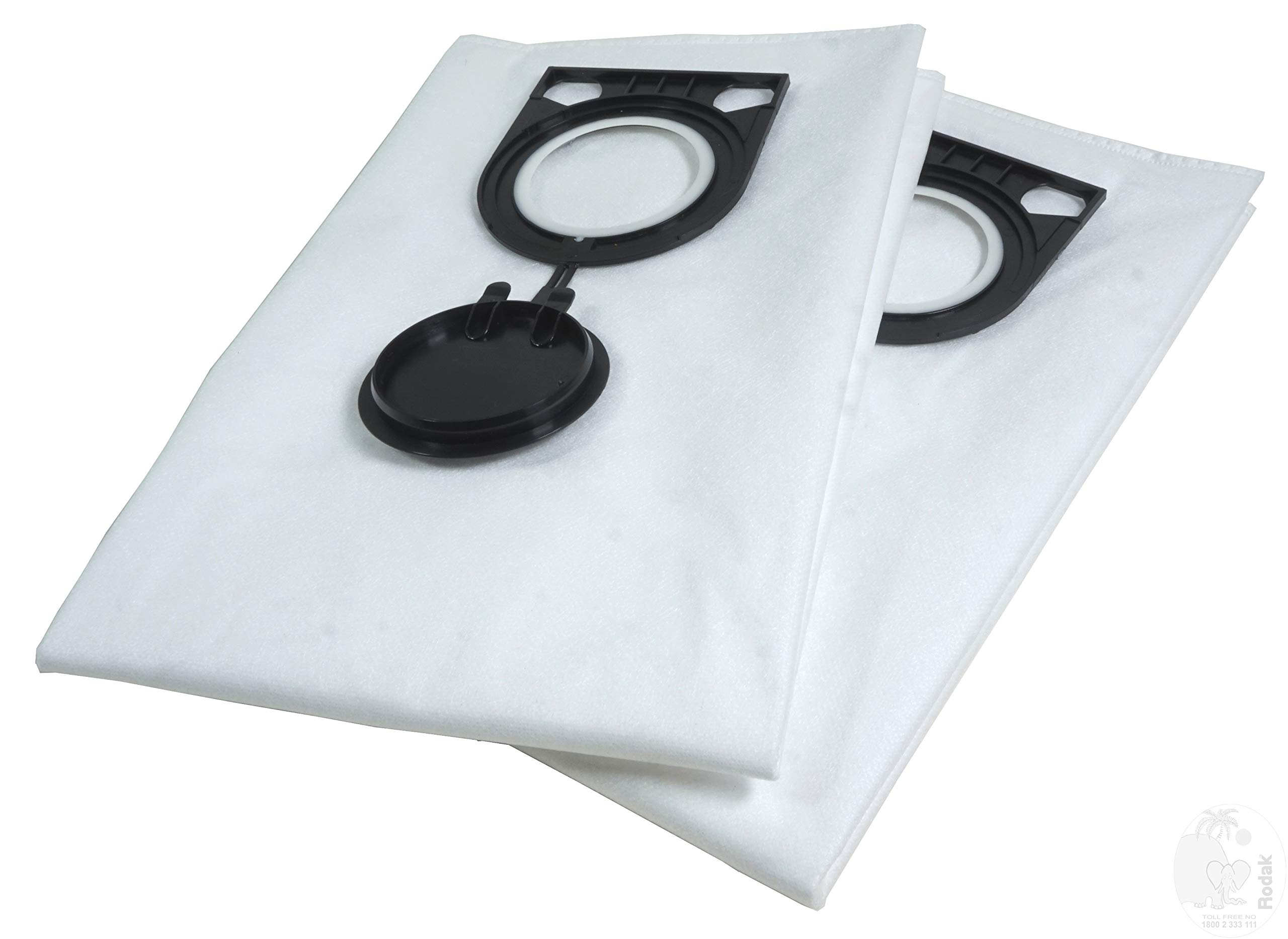 Rodak Fleece Filter Bag Set of 2, Compatible with Bosch Gas 12, 15, 25, 35 and 55 Professional, Tear Resistant-image-30