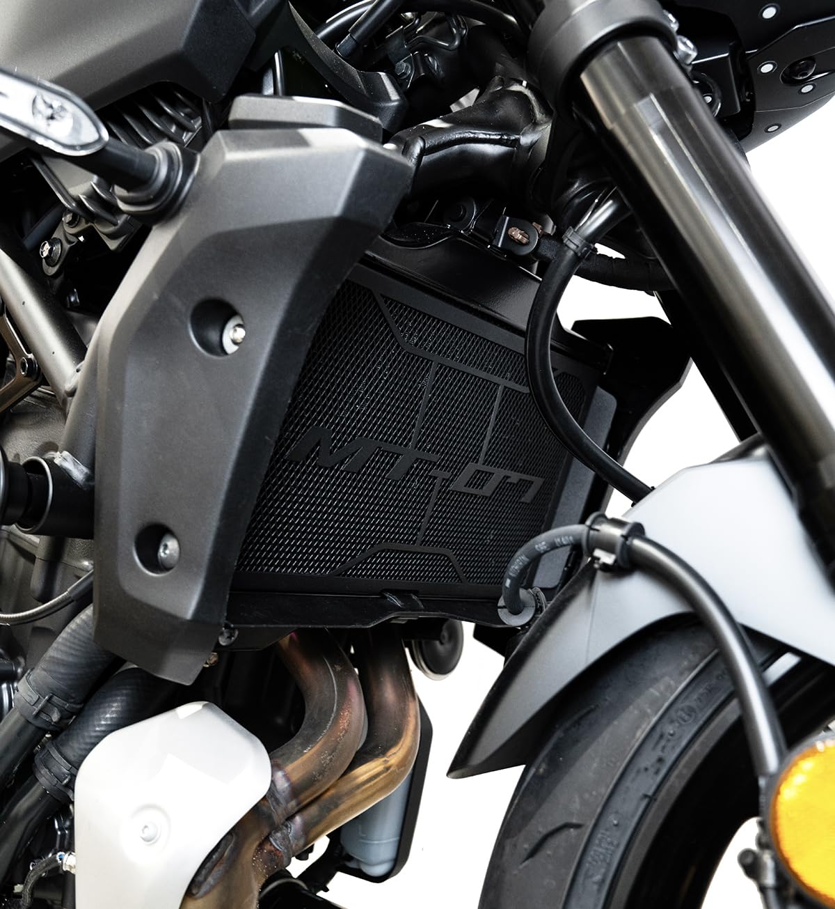Motorrad Kühlerabdeckung Für MT07 MT-07 2025 MT 07 2025 2026 Zubehör Motorrad Kühler Schutz Kühlergrill Schutzgitter Kühlergitter Wasserkühler Radiator Guard Protektor