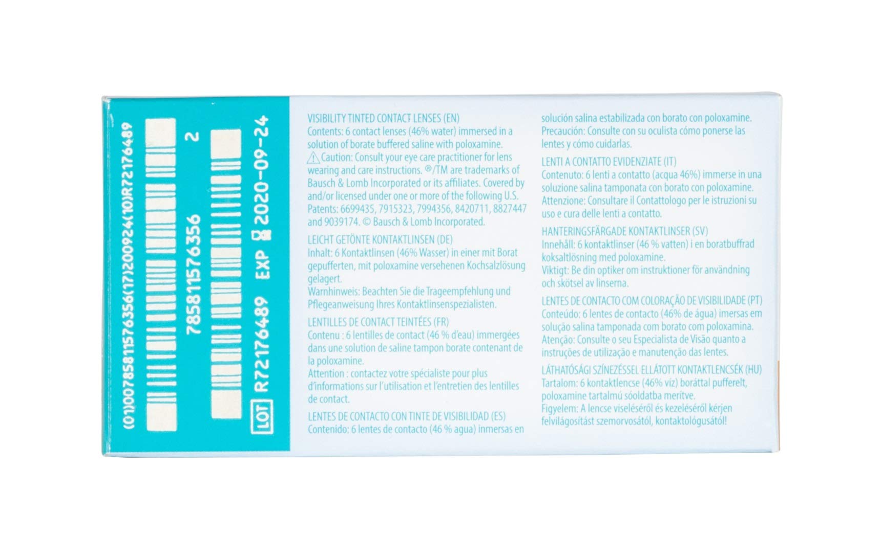 Bausch + Lomb ULTRA for Astigmatism Monatslinsen weich, 6 Stück/BC 8.6 mm/DIA 14.5 mm/CYL -2.25 / ACHSE 180 / +3.25 Dioptrien