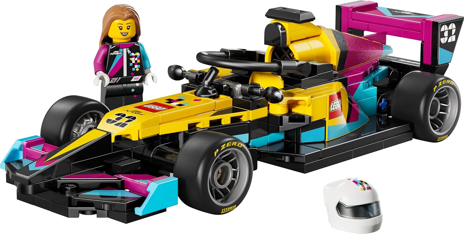 Lego Speed Champion F1 ACADEMY(TM) 77258 77258 Race Car Toy, Birthday Gift, Blocks, Girls, Boys, Kids, 10 Years, 11 Years, 12 Years, Elementary School, Vehicle, Mini-Car, Figure, Goods, Sports