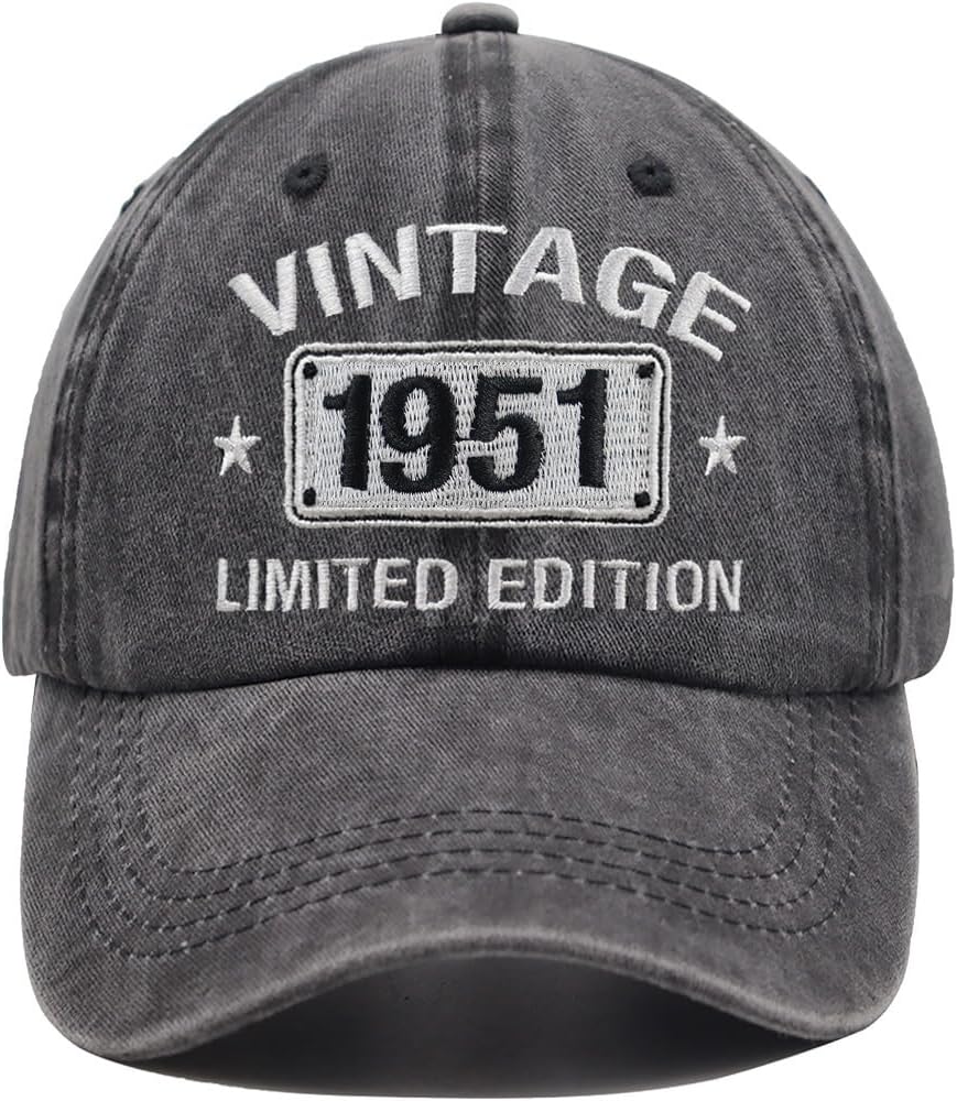 OASCUVERVintage 1954 1953 1952 1951 1950 1949 1948 1947 1946 1945 Limited Edition Adjustable Embroidered Baseball Cap