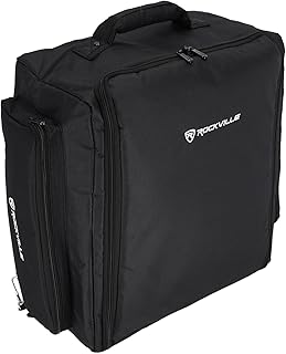Rockville RLBP8 Padded Backpack for 8 Par Lights Bag with Dividers+Handle+Straps