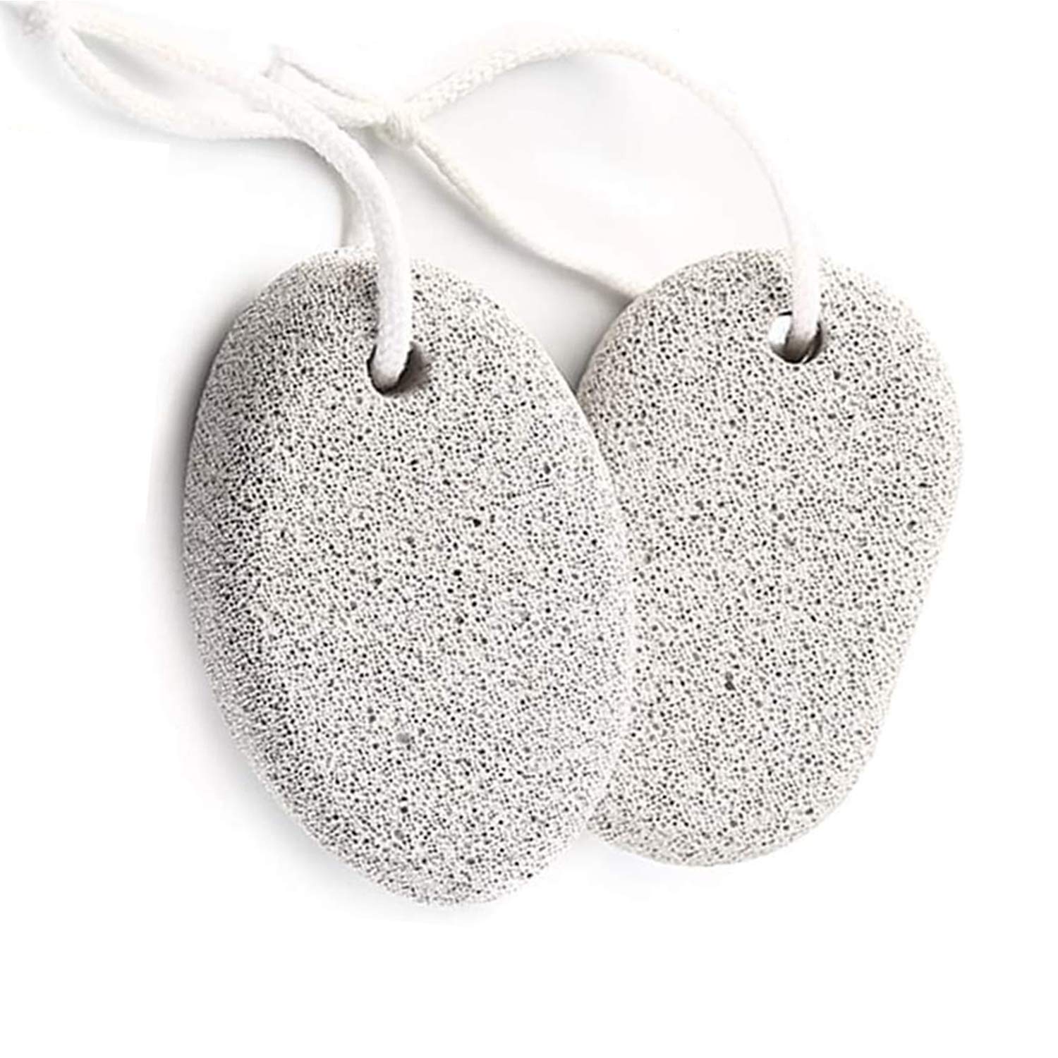 NIUTA【Factory Direct】Pedicure Foot Rasp File Callus Remover, Double-Sided Colossal Foot Rasp Foot File And Callus Remover For Dead Skin (Pumice Stone-Natural), Gray, 2 Count