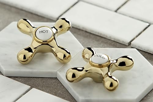 Vista 35 de Kingston Brass KS1273AXBS Heritage - Grifo de puente de cocina de 8 pulgadas con rociador de latón, latón antiguo, 8-3/4 pulgadas